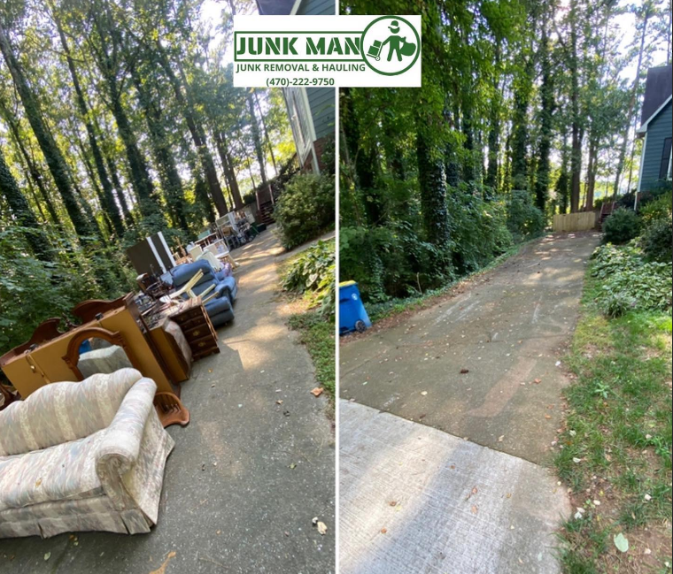 The best junk removal services in the Metro Atlanta area, providing furniture removal